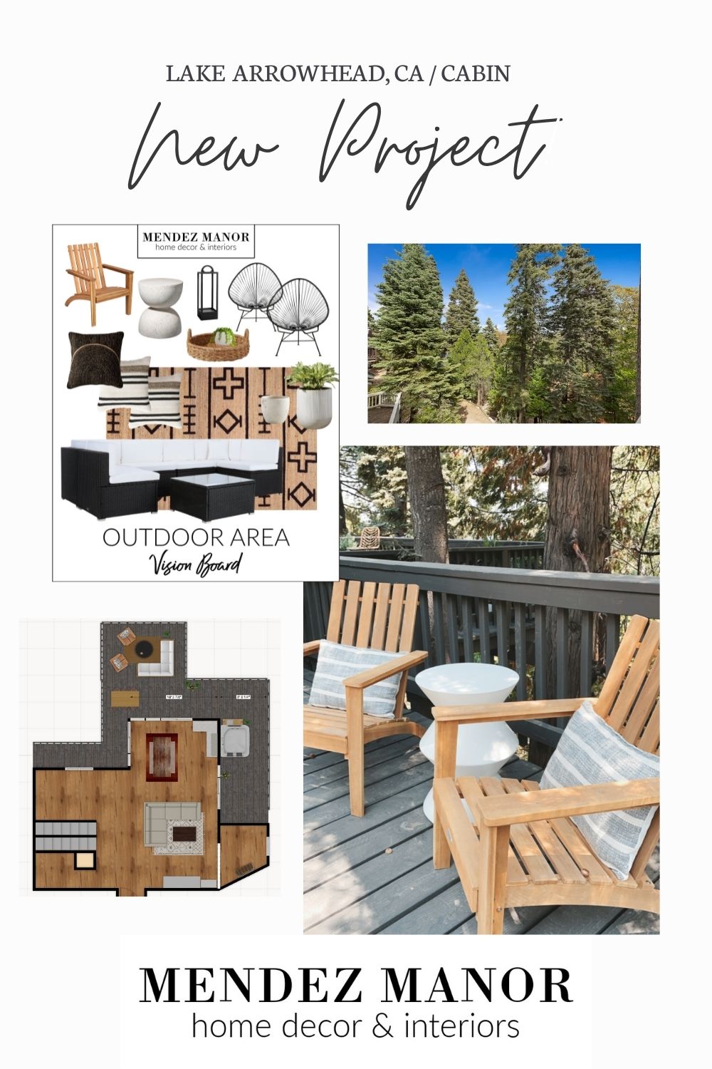New Interior Design Project: Lake Arrowhead Cabin Vacation Rental