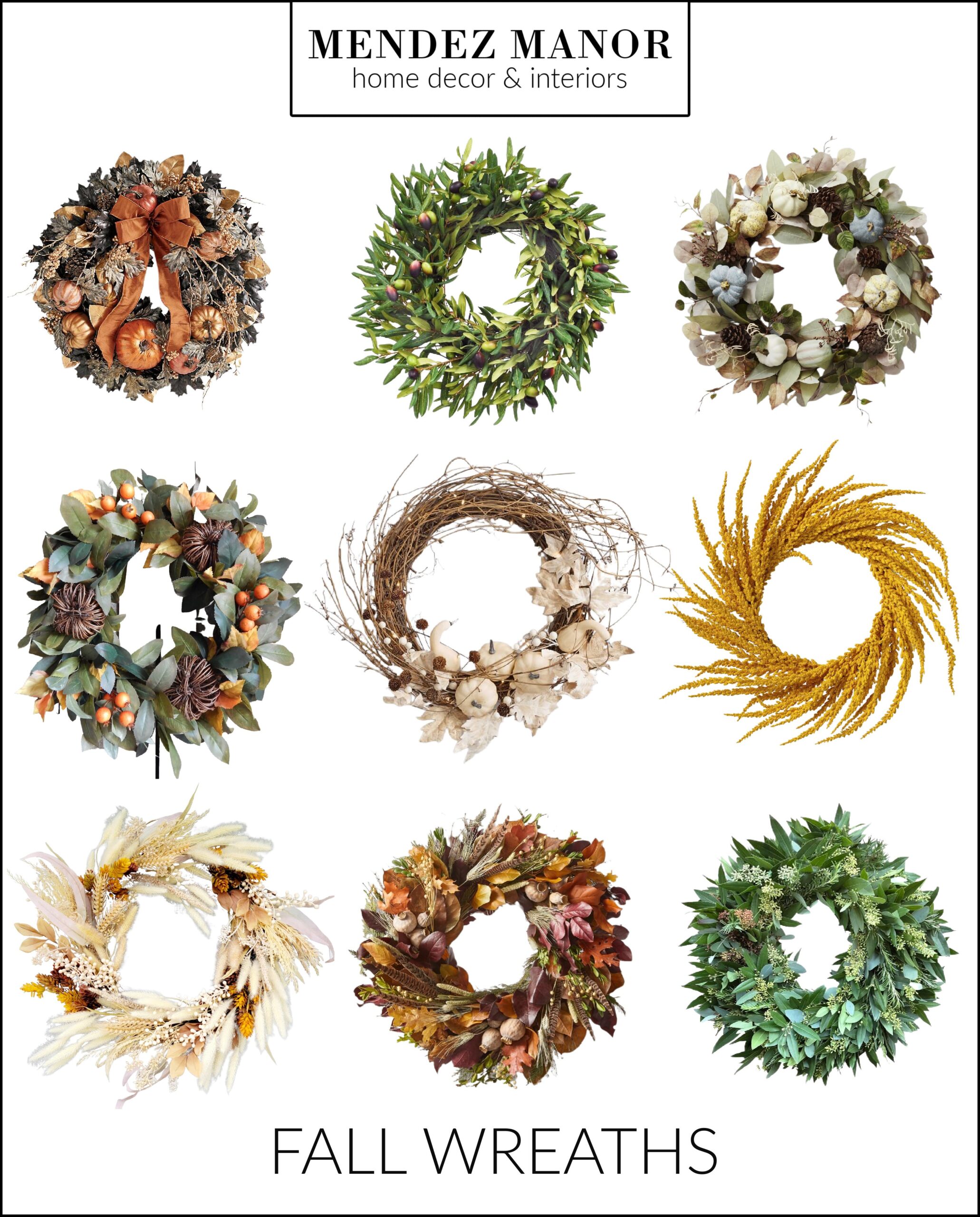 Our Favorite Fall Wreaths