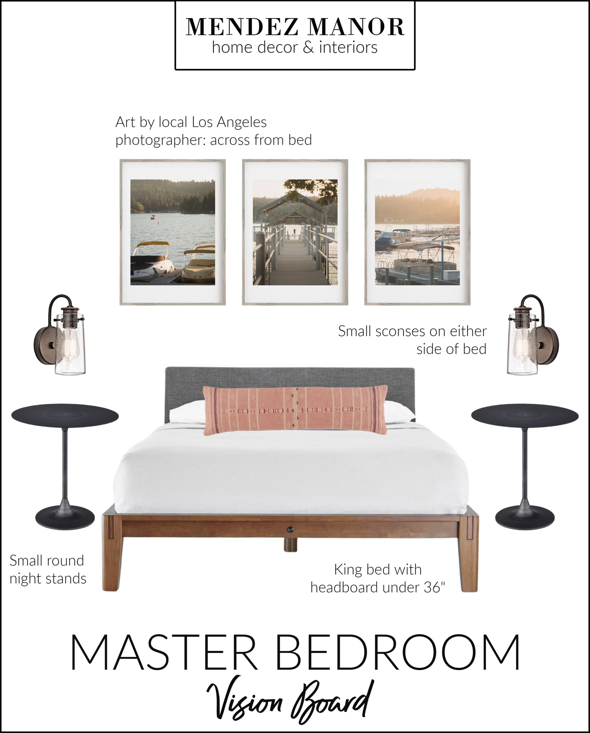 Modern California Cabin Bedroom Design