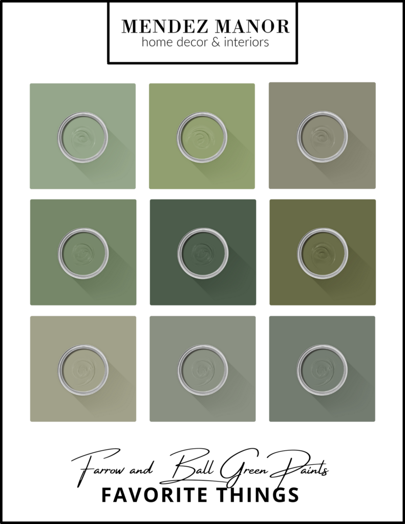 Farrow and Ball Green Paint Favorites