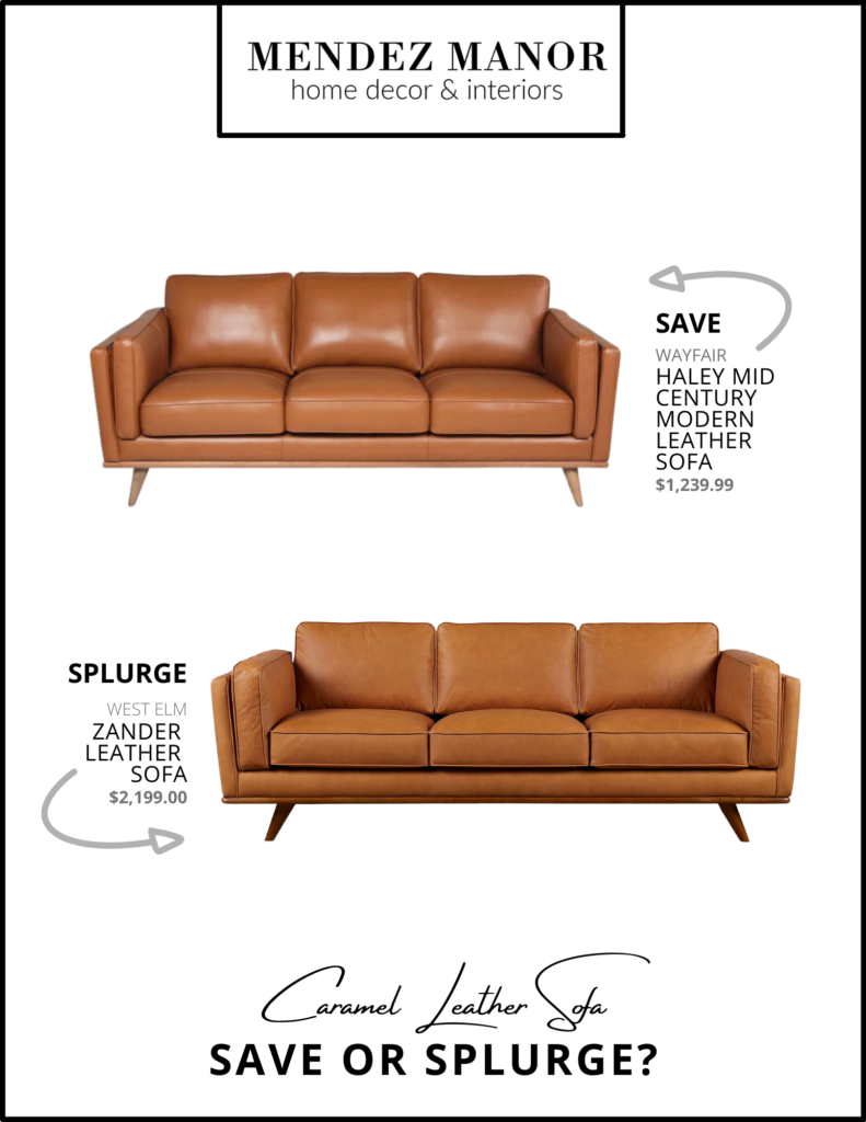 Save or Splurge? Zander Sofa West Elm Dupe