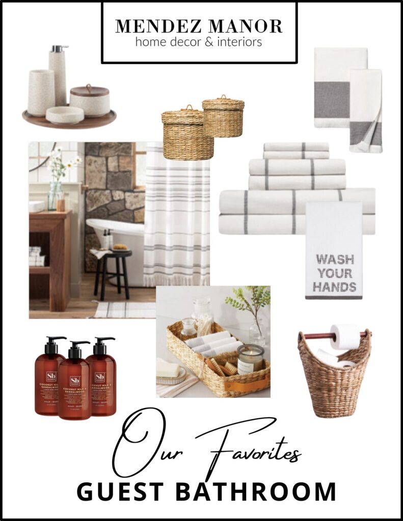 Designer Approved Guest Bathroom Amenities - Mendez Manor