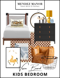 Colorful Horse-Themed Kid's Bedroom Design