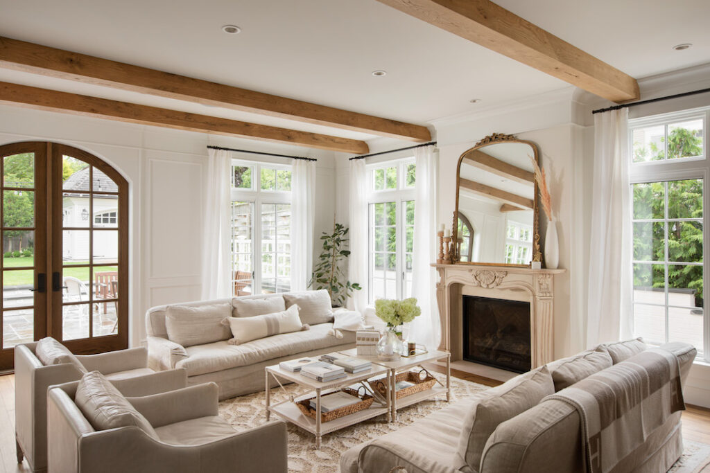 Cozy & Kin Benjamin Moore White Dove Living Room