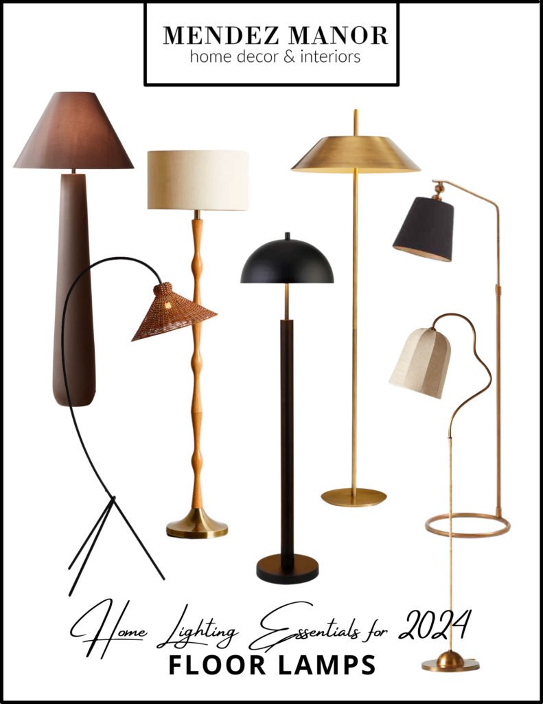 Floor Lamp Trends for 2024, Floor Lamp suggestions to avoid the "big light" problem