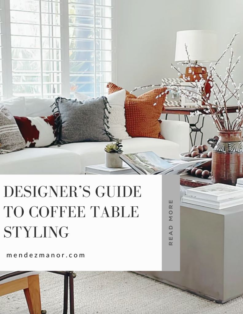 Designer's Guide To Coffee Table Styling