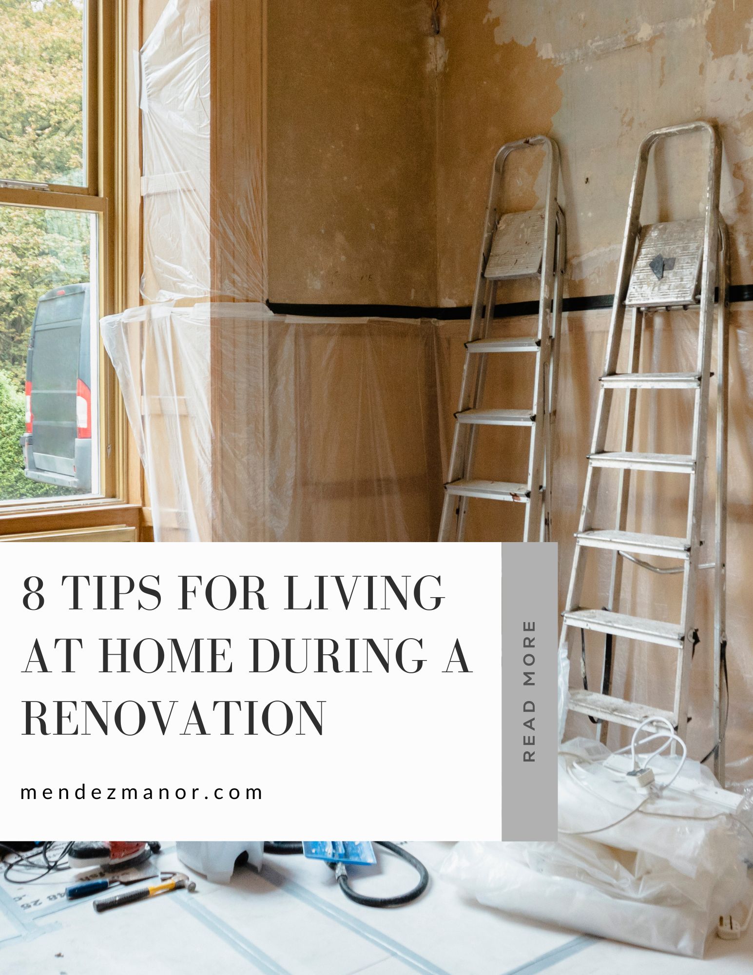 tips for living at home during a renovation