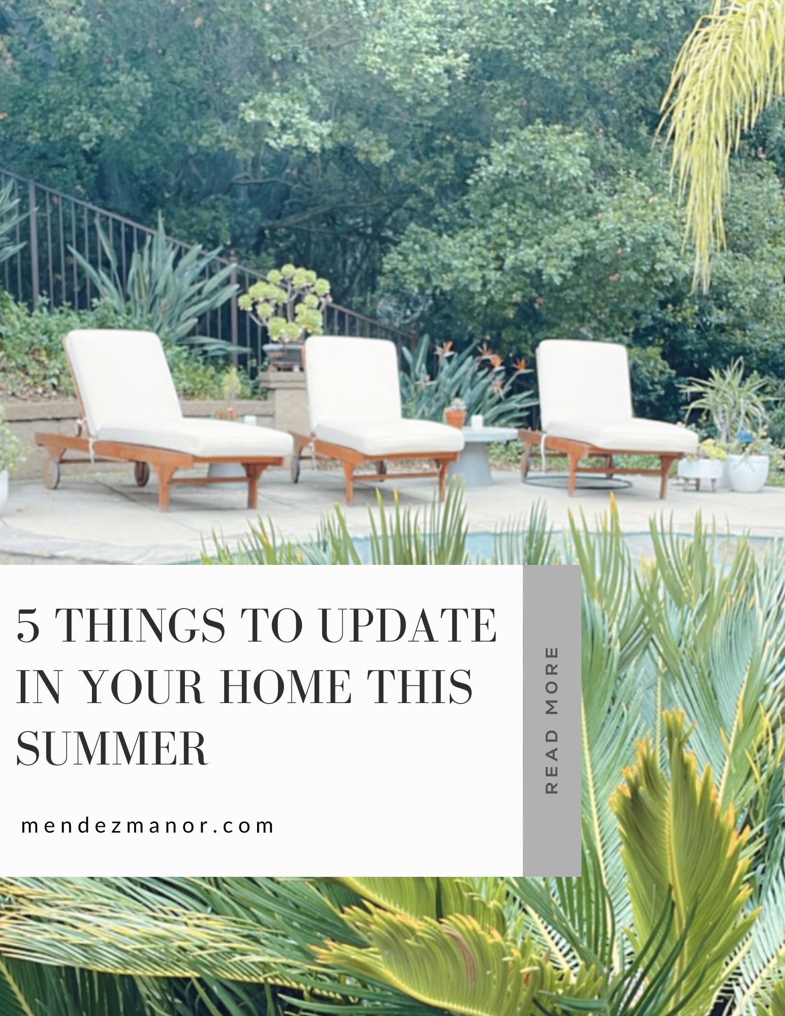 things to update in your home this summer