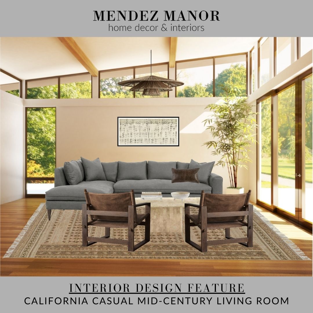 online interior design California casual