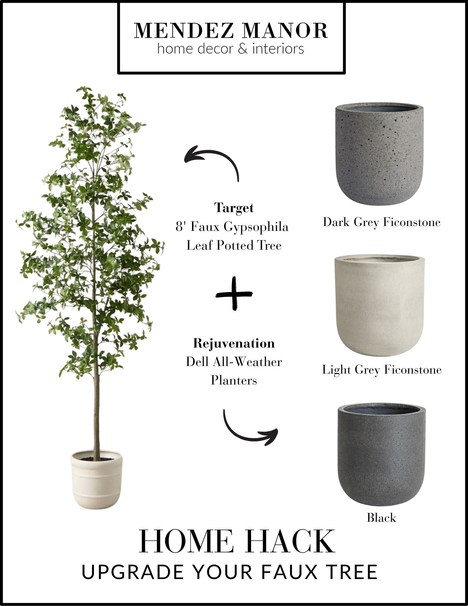 instantly upgrade your faux tree