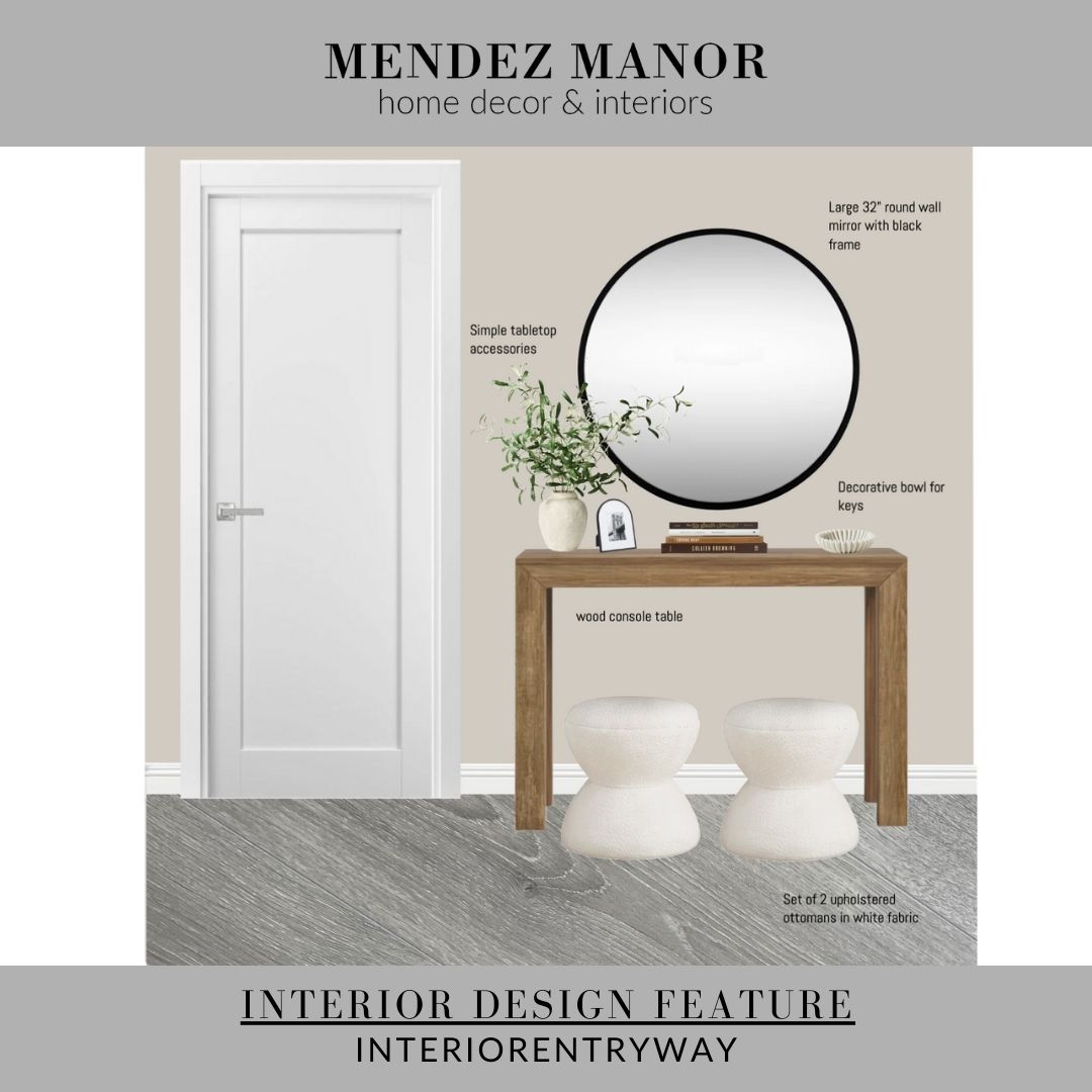 virtual interior design small entrway
