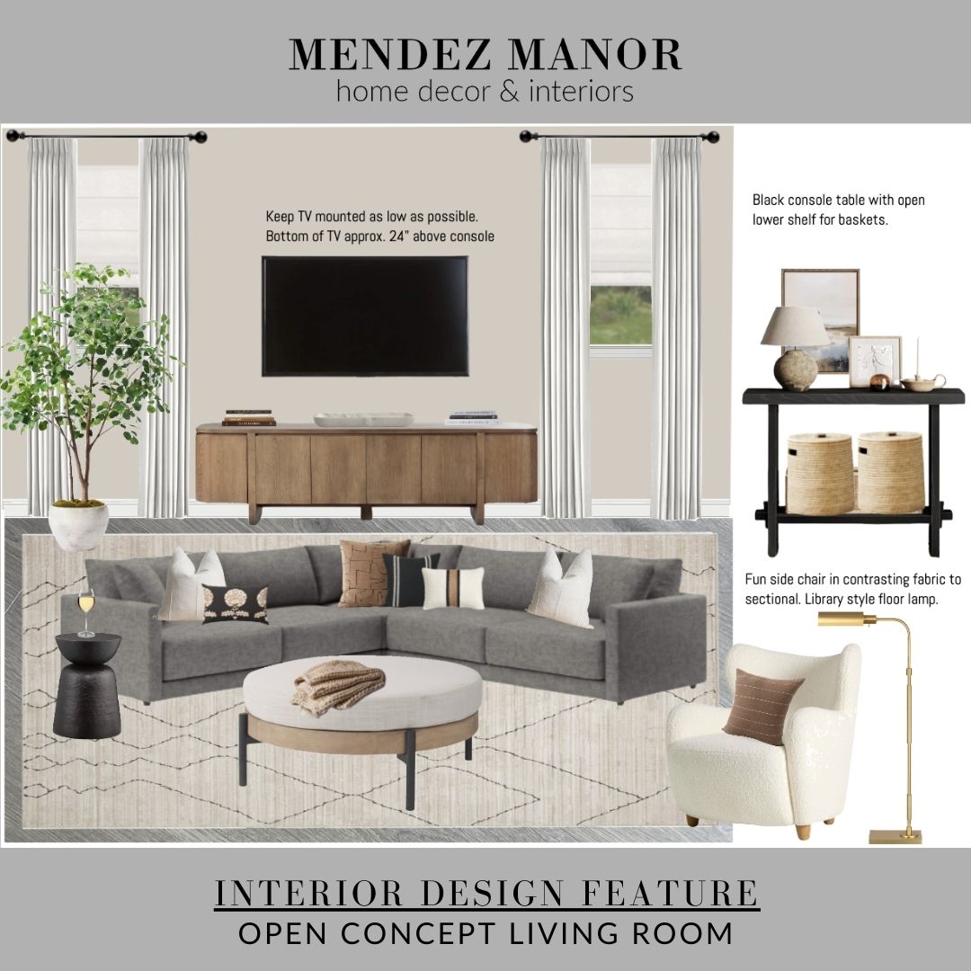 open concept living