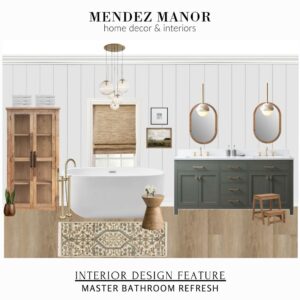 Master Bathroom Refresh: A Virtual Interior Design Project
