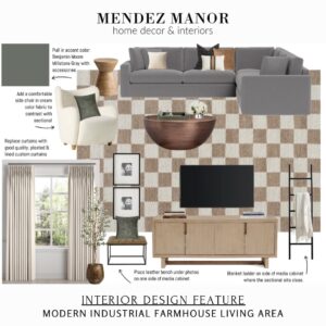 modern industrial farmhouse design