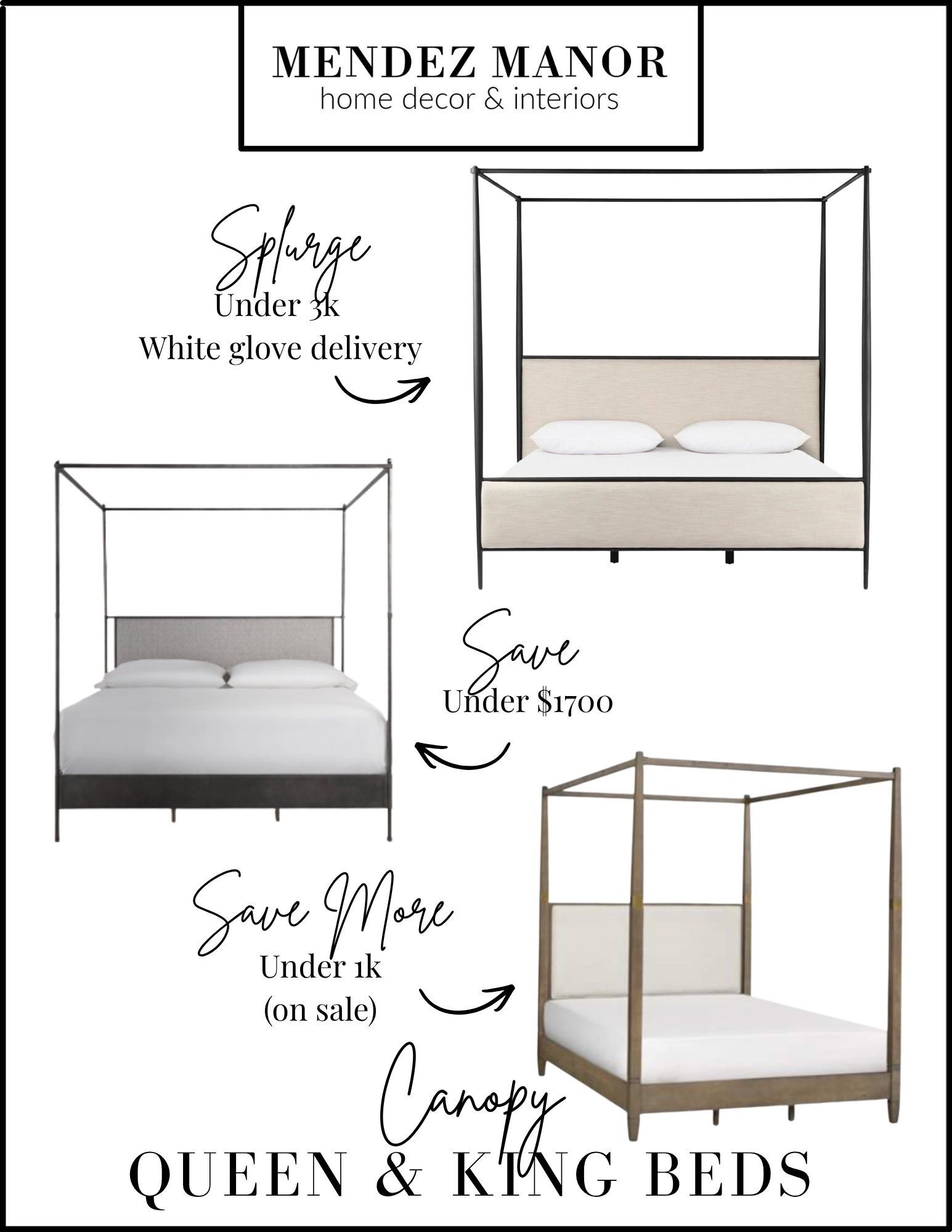 splurge save canopy beds