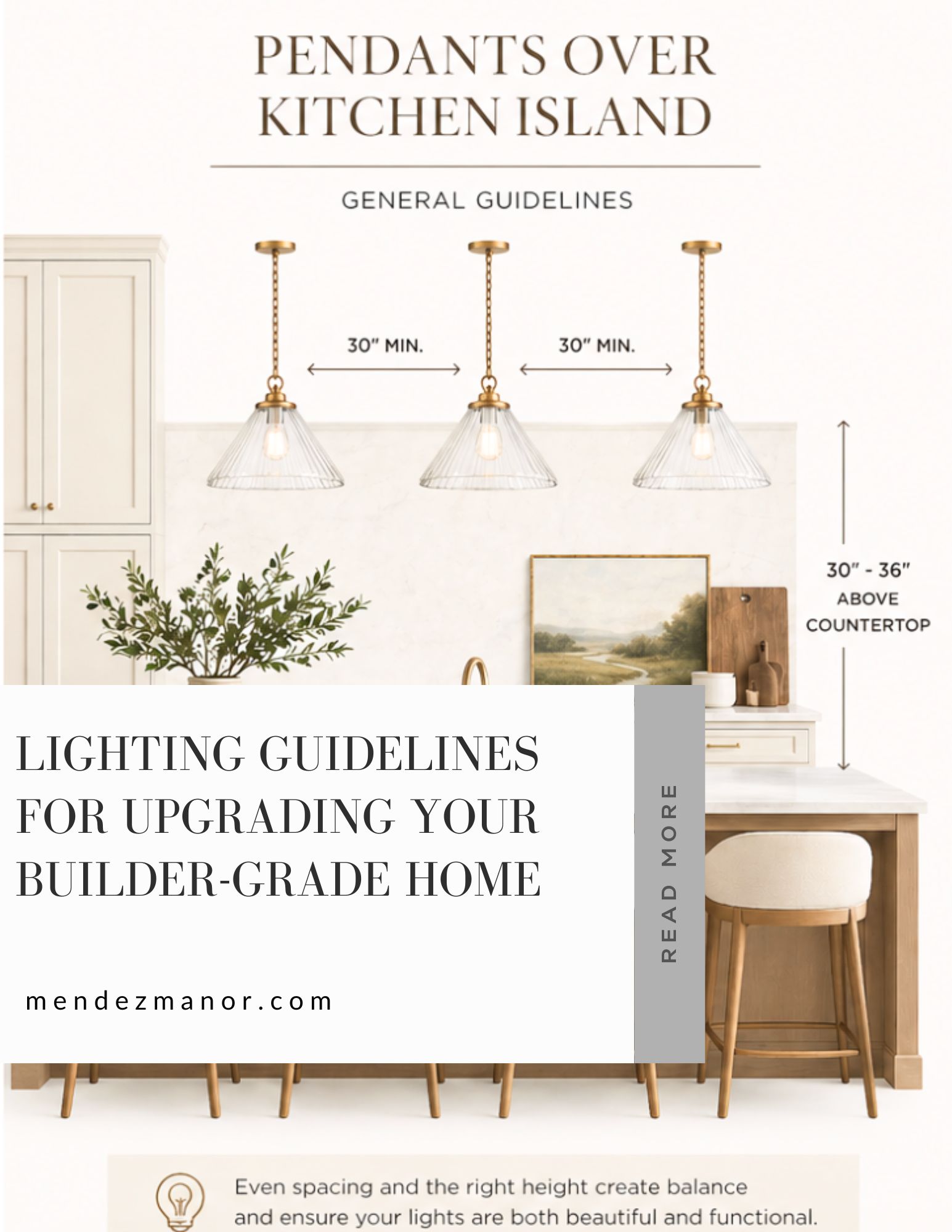 lighting guidelines for upgrading your builder grade home