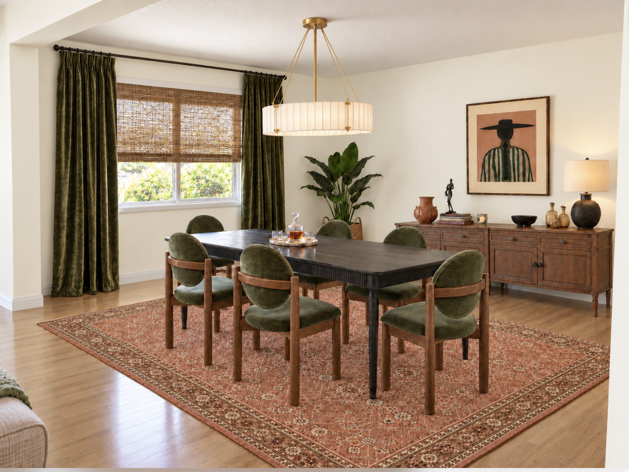 Anaheim hills dining room design